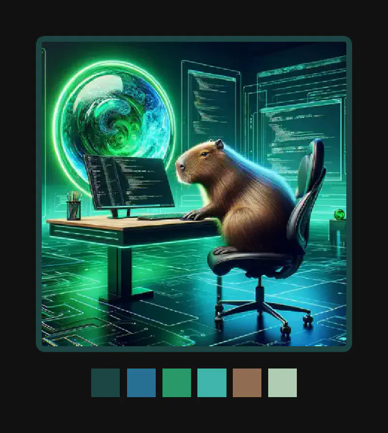 Capybara Coding in Clojure, Dark Mode